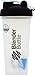 BlenderBottle Classic Shaker Bottle Perfect for Protein Shakes and Pre Workout, 28-Ounce, Clear/Black/White