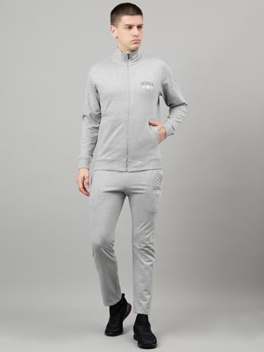 Image of Men's Winter Fleece Tracksuit | Zip-Up Sweatshirt & Track Pants, Soft Fleece Fabric, Warm 2-Piece Sportswear for Gym, Streetwear & Casual Wear |FTS-77