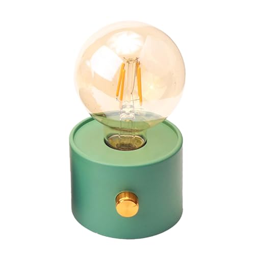 Lámpara de escritorio vintage | Lámpara de mesa para dormitorio | Bonita lámpara de luz antigua | Lámpara de mesa recargable para dormitorio, mesita de noche, luz de escritorio para sala de estar