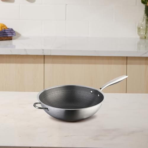 Sartén Wok de Acero Inoxidable Garneck Antiadherente miniatura 5