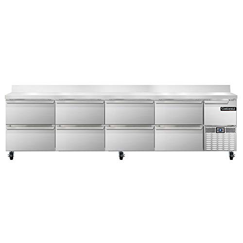 Continental Refrigerator CRA118-BS-D Refrigerated Base Worktop Unit, 118