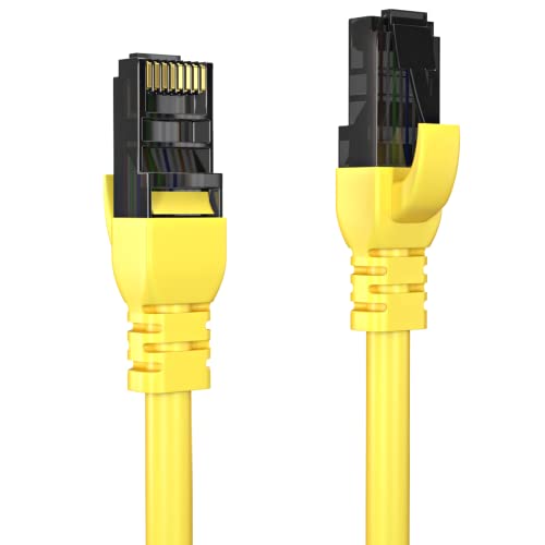 Image of CAT6A Ethernet Cable | 500Mhz 10 Gbps Speed | Fluke Passed LAN Cord With Superior 26 AWG Bare Copper Core | Compatible For Laptop, Router, PS5 /4, Modem, Tv, CCTV & XBox | 5 Meter