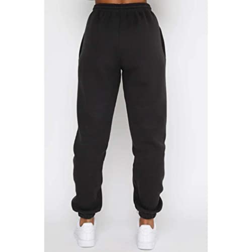 Survêtement de sport de loisirs noir coupe ample fluide - 3