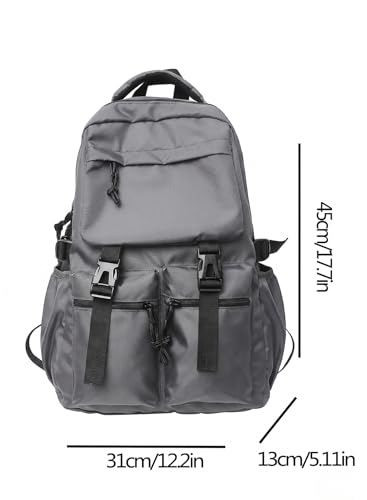 Image of Glowic Spacious Backpack with Compartments for 15-Inch Laptop, Books, Headphones, Phone, Wallet, and Water Bottle - Ideal for Daily Use