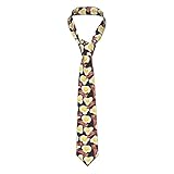 Fried Eggs And Bacon Men'S Tie Classic Formal Tuxedo Tie Formal Necktie For Wedding & Party