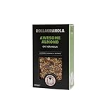 Rollagranola - Awesome Almond Oat Granola 400g Pack. 100% Natural, Made With Gluten Free Oats. Suitable For A Vegan Diet With No Added Sugar. Handcrafted In The UK- 1x400g Pack