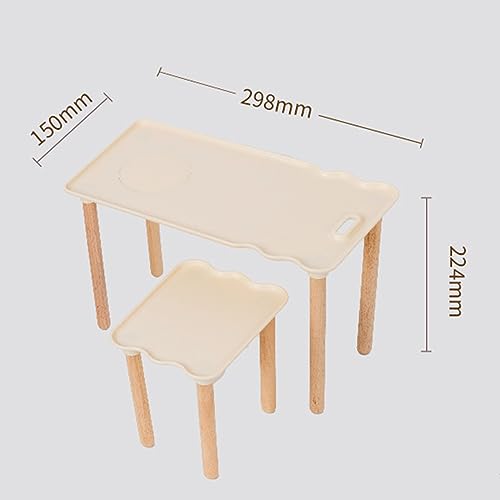 Plateforme pour hamster créant un coin repas surélevé - 4