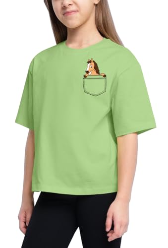 Image of Horse Shirts for Girls Love Horses Shirt Youth Horseback Riding Casual Animal Graphic Tees 8-15 Year Old