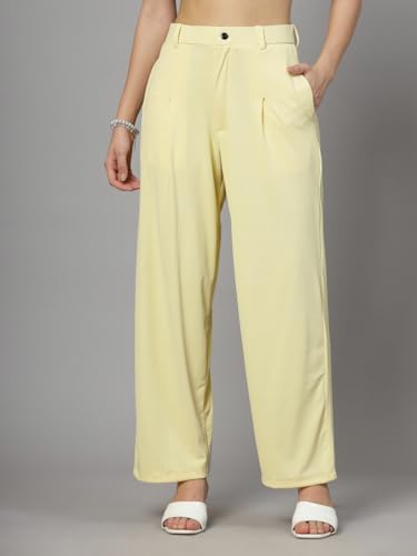 Image of UZARUS Women's Relax Fit Trouser 2 Pockets Baggy Pants