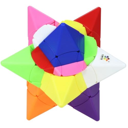 Image of YuXin Space Swift Megaminx Speed Cube | Interstellar Series 12-Pointed Star Shape Mod | Professional Stickerless 12-Axis Dodecahedron, Smooth Turning & Anti-Pop Design, Unique Collector's Puzzle