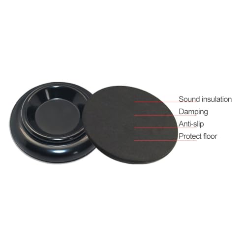 Klavieruntersetzer, Möbeluntersetzer, Piano Foot Pads, Bodenschoner, Caster Cups - Rutschfest, Schalldicht, Schützt Böden, Fliesen und Teppiche vor Schäden, 4 Stück
