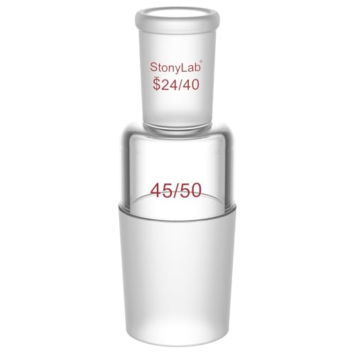 Adaptateur verre borosilicaté 24/40 45/50 stonylab pour montage distillation