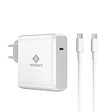 Cargador RÁPIDO tipo C de 96 W: el adaptador de corriente USB C de 96 W de EGOWAY proporciona una carga rápida, estable, portátil y duradera. Su potencia de carga Hasta 96W / 87W / 61W (PD 20.5V / 4.7A; 20,4V / 4,3A; 20,3V / 3,0A) y admite carga rápida para sus dispositivos USB-C. Entrada: AC 100V -240 V, 1,5 A, 50-60 Hz; Salida: (USB PD) 20.5V ~ 4.7A / 15V ~ 3A / 9V ~ 3A / 5.2V ~ 3A