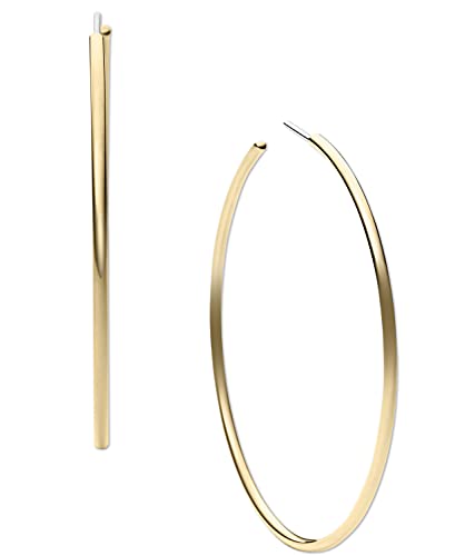 Michael Kors Large Gold Hoop Earrings2