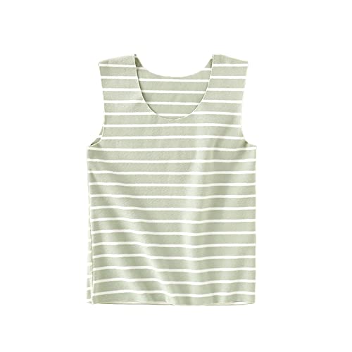 Boys Girls 3 Pack Striped Fleece Thermal Tank Tops Undershirts3