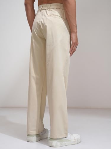 Image of Highlander Men's Carperter Fit Casual Trousers| Relaxed Fit | Perfect for Casual Outings,Travel & Work Wear | Trouser for Men