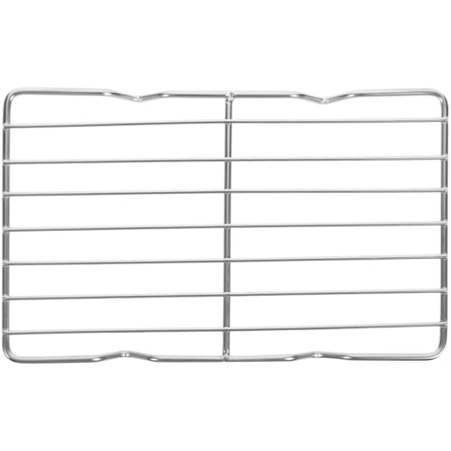 Alipis Rejilla De Acero Inoxidable para Asar y Enfriar Alimentos, Tamaño 13.5x21.5 Cm, Malla Fina Patas, Adecuado para Barbacoa, Horno y Camping, Resistente y Fácil De Limpiar