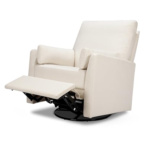 DaVinci Carter's Ethan Swivel Recliner - Performance Cream Linen - image 7