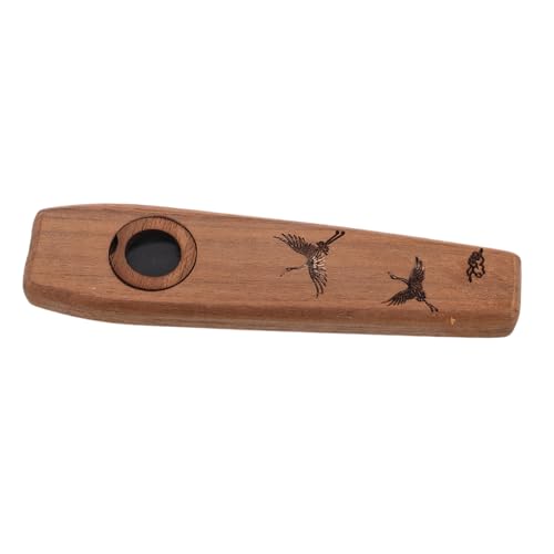 CIMAXIC Classic Wooden Kazoo Music Accompaniment Instrument for Ukulele Guitar Players