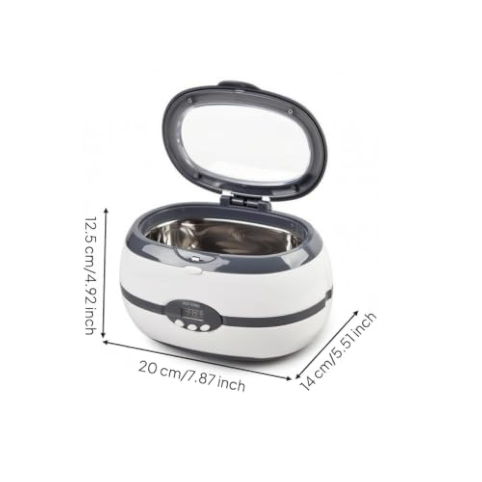 Compact Sonic Cleaner with Digital Display for Jewelers