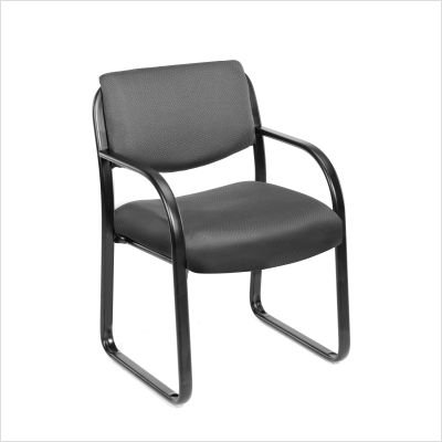 Black Guest / Visitor / Reception Area Office Chair