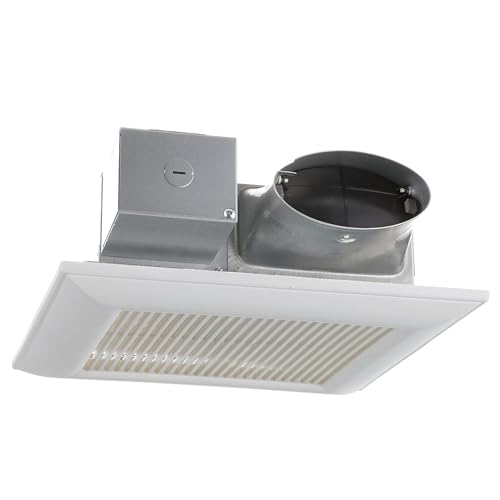 Panasonic WhisperValue Ceiling/Wall Mount Dual Speed Bathroom Exhaust Fan, 30 to 100 CFM, FV-0810VSS1