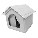 Generic Portable Self-Cooling Pet House Small Igloo for Cats and Puppies Outdoor Indoor Shelter Heat-Insulating Cooling Tent No Electricity Needed