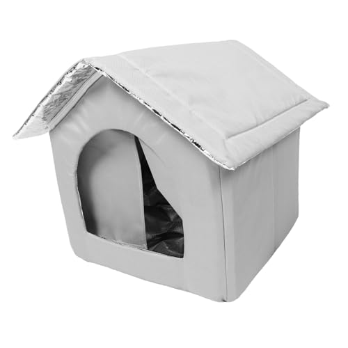 Generic Portable Self-Cooling Pet House Small Igloo for Cats and Puppies Outdoor Indoor Shelter Heat-Insulating Cooling Tent No Electricity Needed