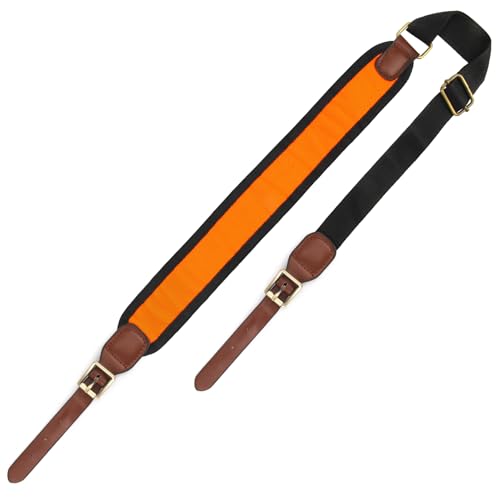 GUGULUZA Gepolstert Gewehrgurt Gewehrriemen mit Zwei Lederspitze Gun Sling Strap