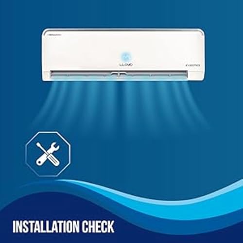 Image of Lloyd 0.8 Ton 3 Star Inverter Split AC (6 in 1 Convertible, Cools Even at 52C, 100% Copper, Anti-Viral + PM 2.5 Filter, White with Silver Deco Strip, GLS09I3FOASR)