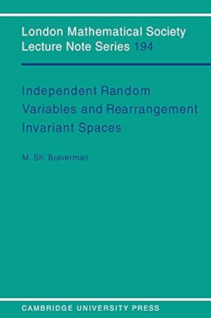 LMS: 194 Independnt Random Variable book cover