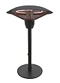 Westinghouse Table Top Outdoor Electric Patio Heater with Aluminum Reflector, Water Resistant, Auto Shut Off Tip Over Switch & Overheat Protection, Infrared Heater for Balcony, Backyard, Deck, & More