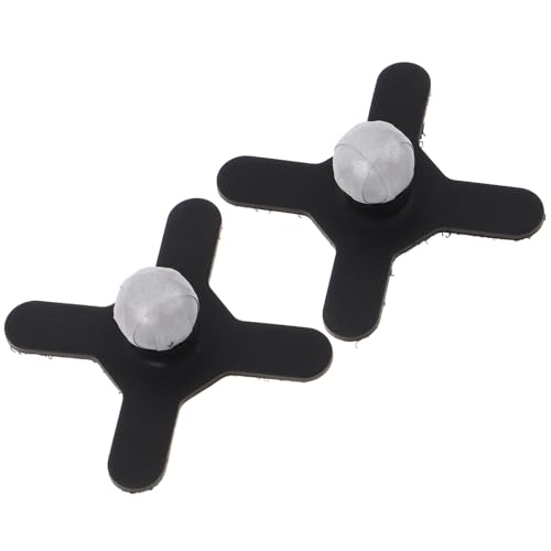 Veemoon 2 Marcadores Reflectantes de Captura de Movimiento 14 Mm Puntos Ópticos Cruzados, Base de Cinta Adhesiva para Reemplazo Fácil, Compatibles Sistemas de Seguimiento