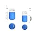 XISAOK Silicone Fishing Rod End Caps Guard Fishing Rod End Caps Protector Fishing Rod Butt Cushion Fishing Rod Seat Cushion