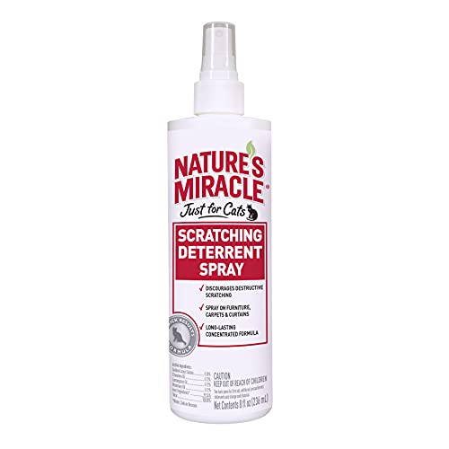 anti cat scratch spray - Nature's Miracle Products CNAP5778 Just for Cats No Scratch Deter Spray, 8-Ounce