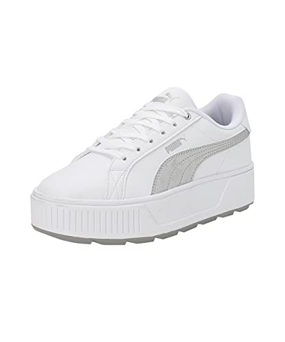 Preisvergleich Produktbild PUMA Damen Karmen Space Metallics Sneaker, White-Matte Silver, 42 EU
