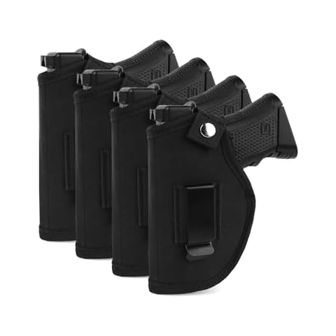 Lilcreek 4 Pack Holster for Man/Woman Fits Right Hand and Left IWB/OWB Concealed Carry Pistol Holsters Fits S&W M&P Shield Cover