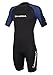 Lemorecn Wetsuits Mens Premium Neoprene Diving Suit 3mm Shorty Jumpsuit(3035,L)