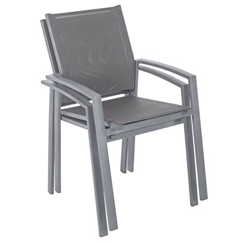  Fauteuil de Jardin empilable Axiome Silex & Gr...