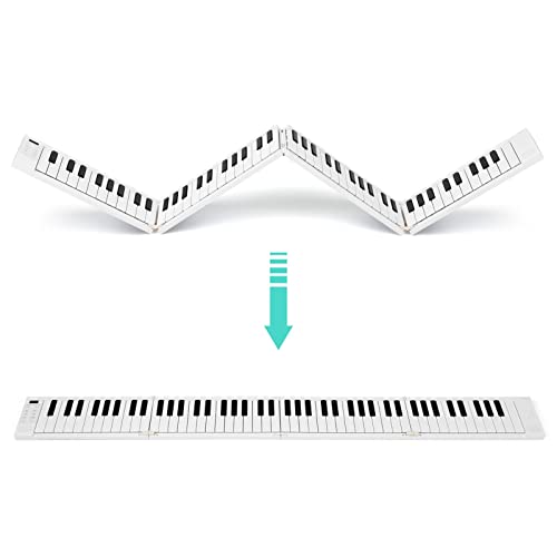 TSTS Piano électrique Pliable Piano De Clavier Électronique Pliable 88 K-eys Piano Piano Piano Portable Piano Numérique… - Les Beatles, Paul McCartney, John Lennon, RIngo Starr, George Harrison TSTS Piano électrique Pliable Piano De Clavier Électronique Pliable 88 K-eys Piano Piano Piano Portable Piano Numérique… – Image 7