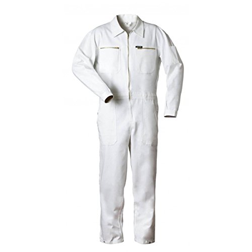 Craftland Monte Carlo Rallye-Kombination | Weiß | Kornblau | Grün | Verstellbare Taille | 6 funktionale Taschen | 2 Wege Frontreißverschluss 100% Baumwolle Zollstocktasche (52, Weiß)