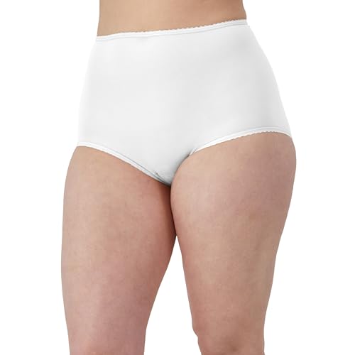 Image of Bali womens Underwear Briefs Pack, 3-pack, Skimp Skamp Brief Panties for Women, Full Coverage, No Show
