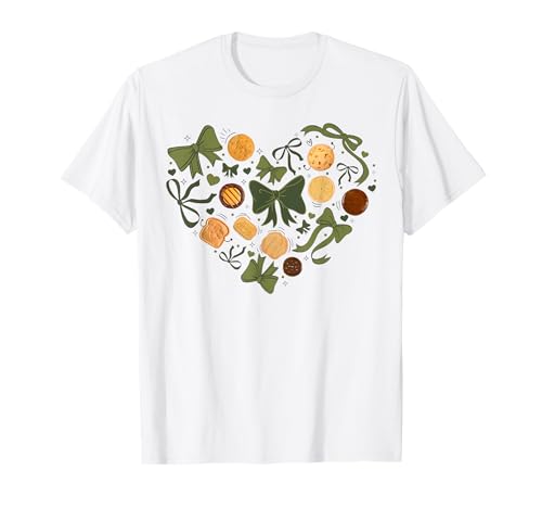 Cocinero de galletas Scout Mom Cookie Season Bow Coquette Girls Kid Camiseta