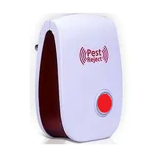 WRIGHTRACK Ultrasonic Pest Repeller to Repel Rats, Cockroach, Mosquito, Home Pest & Rodent Repelling Aid for Mosquito, Cockroaches, Ants Spider Insect Pest Control Electric Pest Repelling (White)
