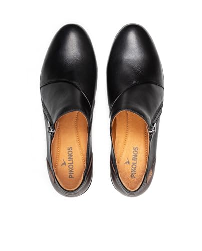 Pikolinos Para Mujer. W6W-5902C1 Botines De Piel Malaga Negro (39), 3 A 5Cm, Cremallera, Casual - 6