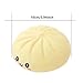 Giant Dumpling Squishy, Mystery Dumpling Squishy, 4 Inch Jumbo Dumpling Stress Ball, Rainbow Mystery Squishys Bun, Anxiety Relief Fidget, Soft Squeeze Decompression Dough (Yellow)