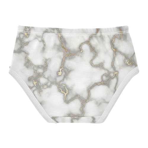 Marble White Toddler Girl Undies, Girls Briefs, 2T–8 Years2