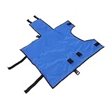 OFFSCH 1stk Waden-thermobekleidung Ziegendecke Haustier Bei Kaltem Wetter Halbhohe Stiefel Für Damen Lammmäntel Für Schafe Vieh Lammbauchweste Kuhmäntel Melker Pole Hund Blue Oxford-stoff