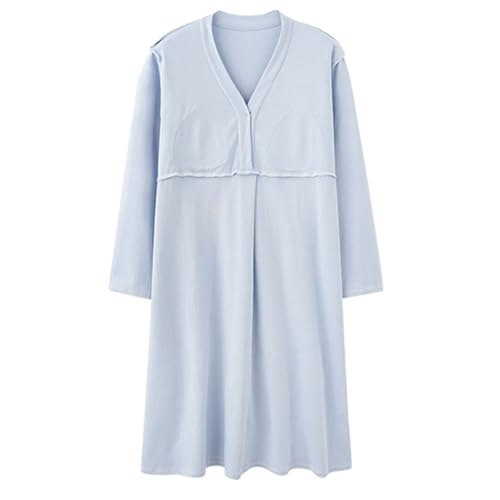 Vêtements de nuit d'allaitement en coton doux et coupe ample pour maman