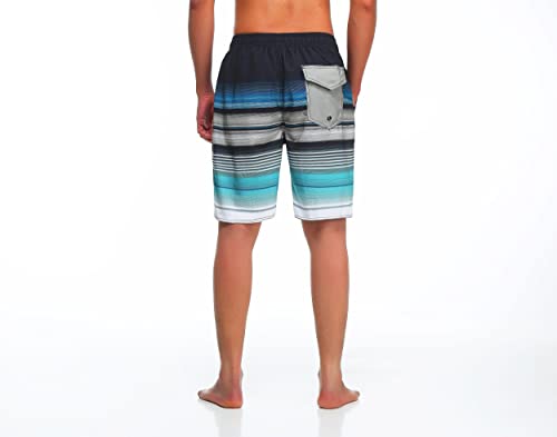 MILANKERR Mens Swim Trunks Swimming Trunks for Men,Mens Bathing Suit Swimsuit Men's Swimwear Swim Short 9" Inseam 20" Outseam4